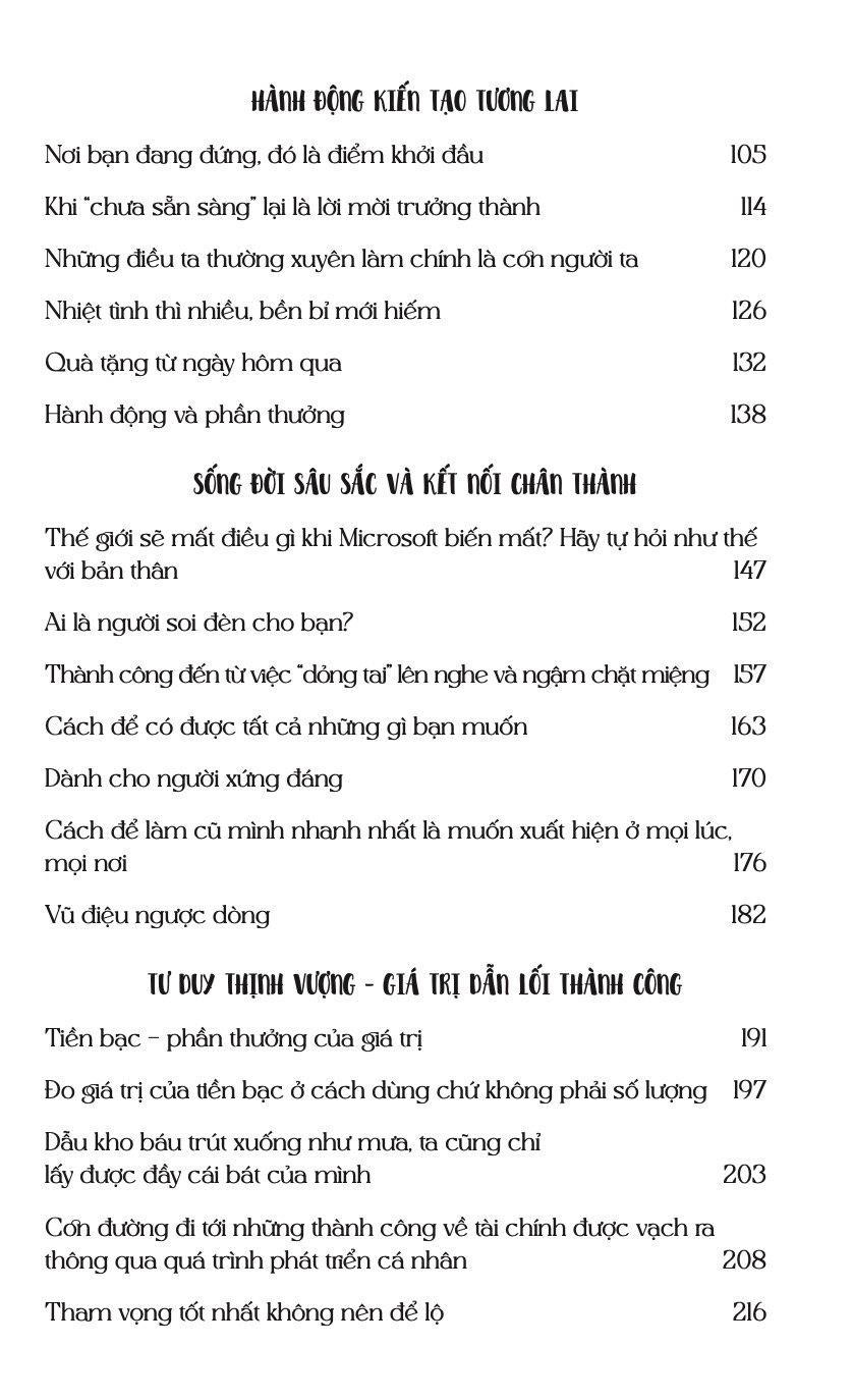 Mục lục cuốn sách 2